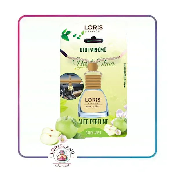 خوشبو کننده ماشین لوریس 10 میل رایحه سیب سبز